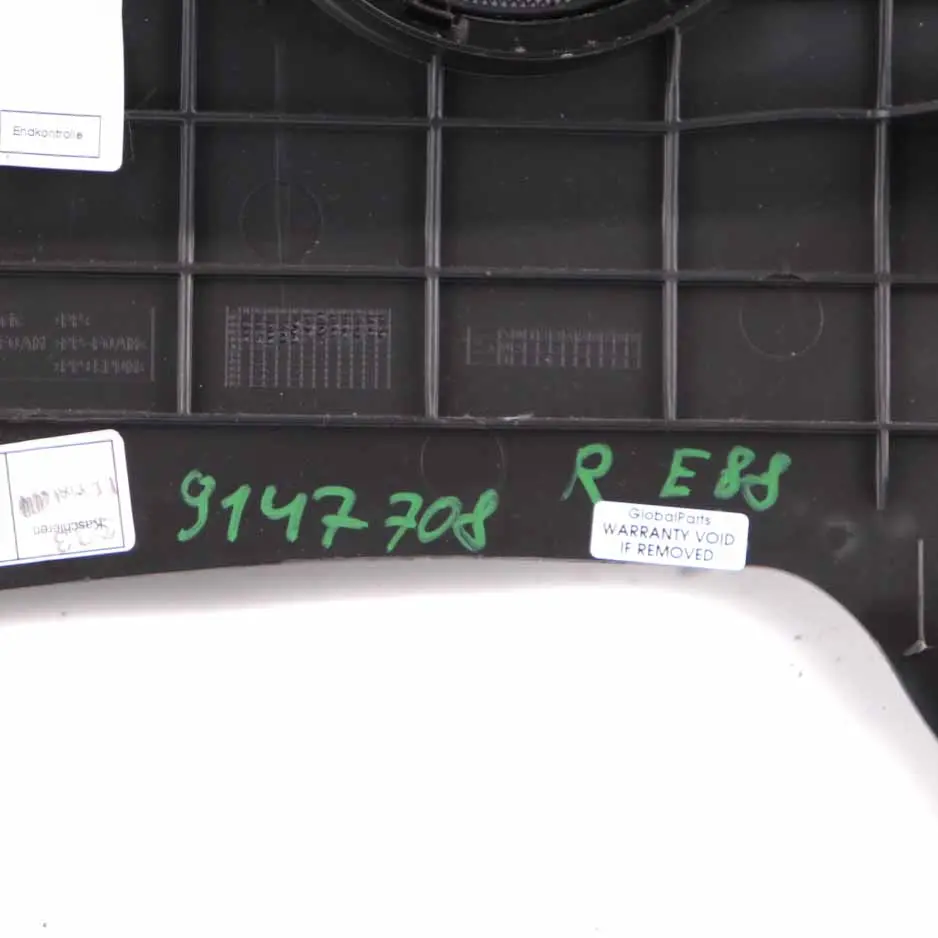 Lateral Trim Panel Rear Right O/S Cabrio Cloth Fabric Monaco Blue to BMW E88 with Part number 9147708 BMW E88 Lateral Trim Panel Rear Right O/S Cabrio Cloth Fabric Monaco Blue - SKU 9147708 - Part number 9147708