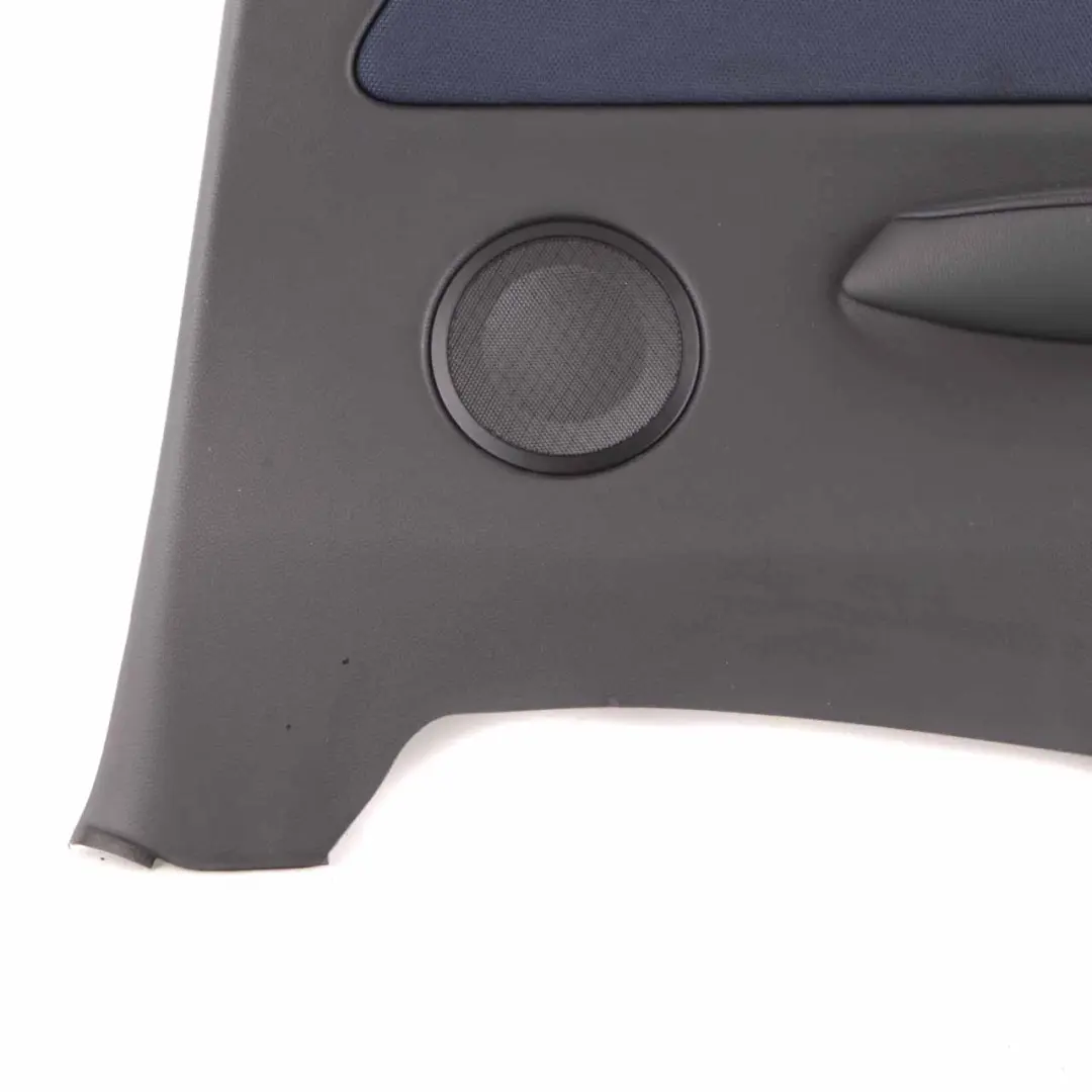 BMW E88 Lateral Trim Panel Rear Right O/S Cabrio Cloth Fabric Monaco Blue - SKU 9147708 - Part number 9147708