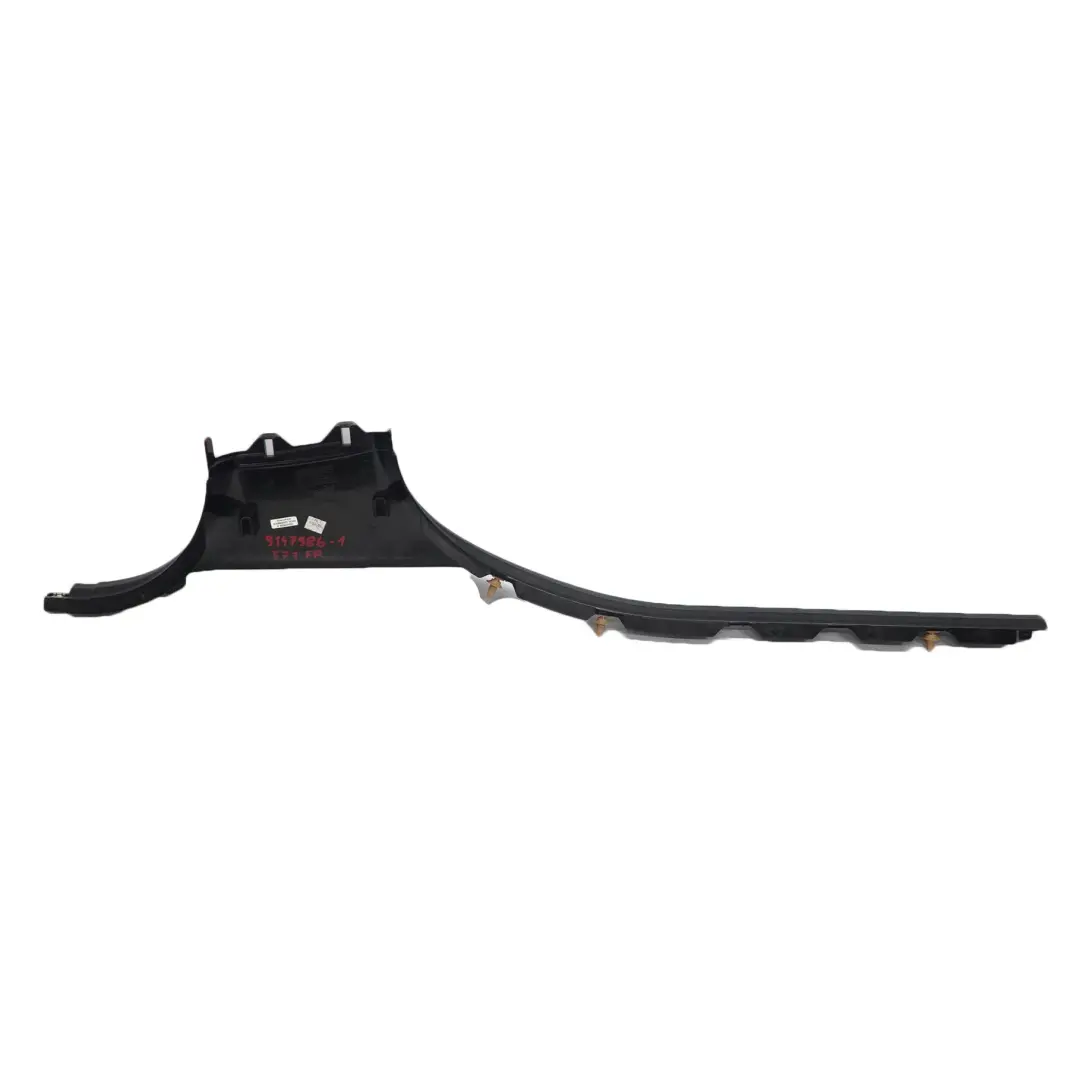 BMW X6 E71 Striscia di Copertura Anteriore Destra Pannello Porta Nero - SKU 9147986-1 - Numero di parte 9138228