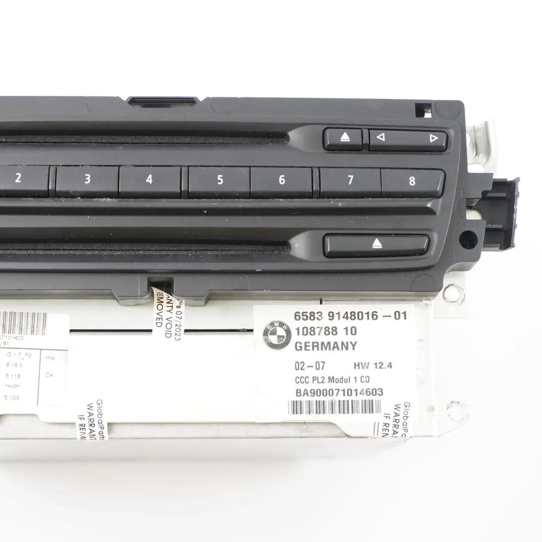 BMW E90 E91 E92 Profesional CCC DVD Sistema de Navegación Controlador - SKU 9148016-1 - Número de pieza 9148016