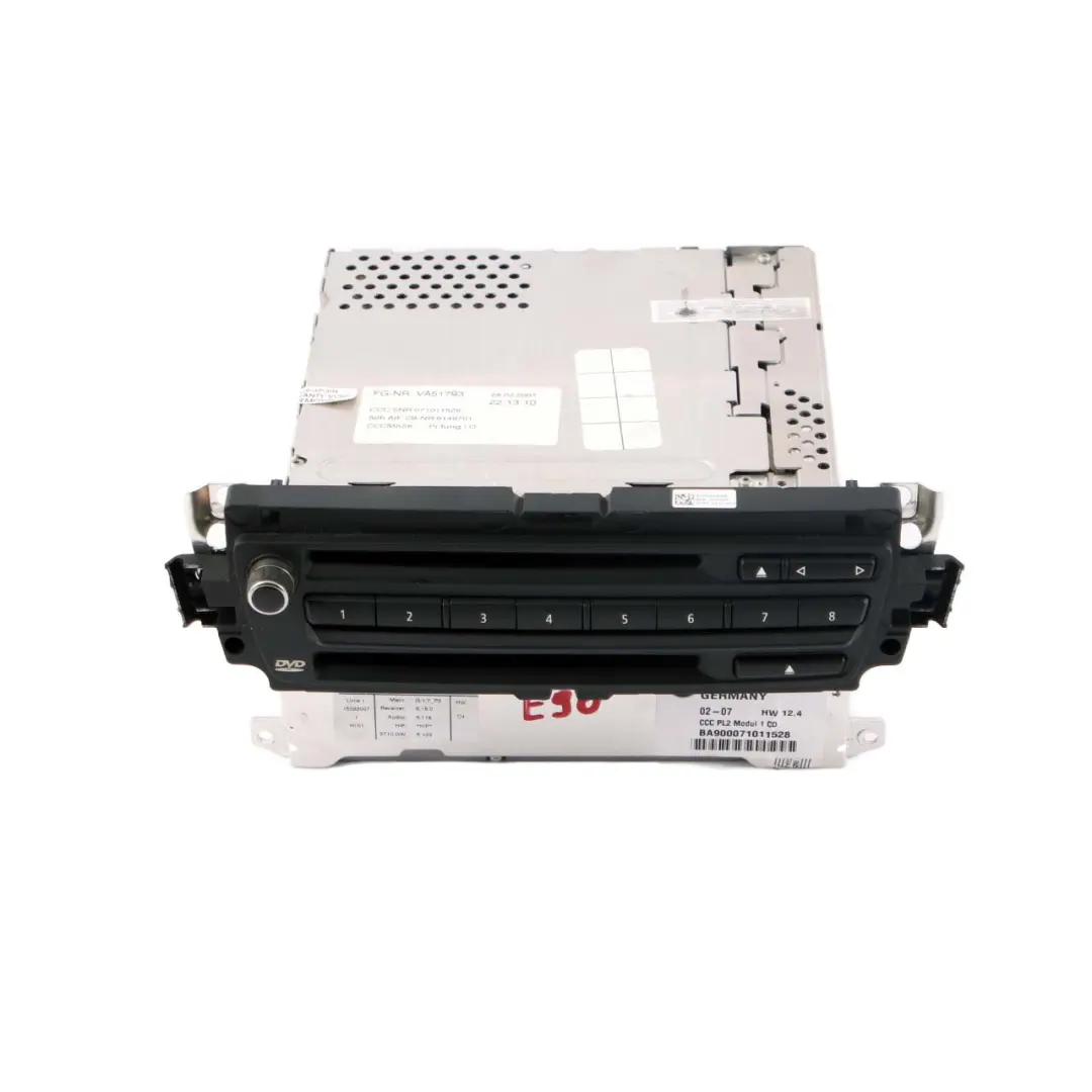 Professional CCC DVD Navigationssystem Controller für BMW E90 E91 E92 mit Teilenummer 9148016 BMW E90 E91 E92 Professional CCC DVD Navigationssystem Controller - SKU 9148016 - Teilenummer 9148016