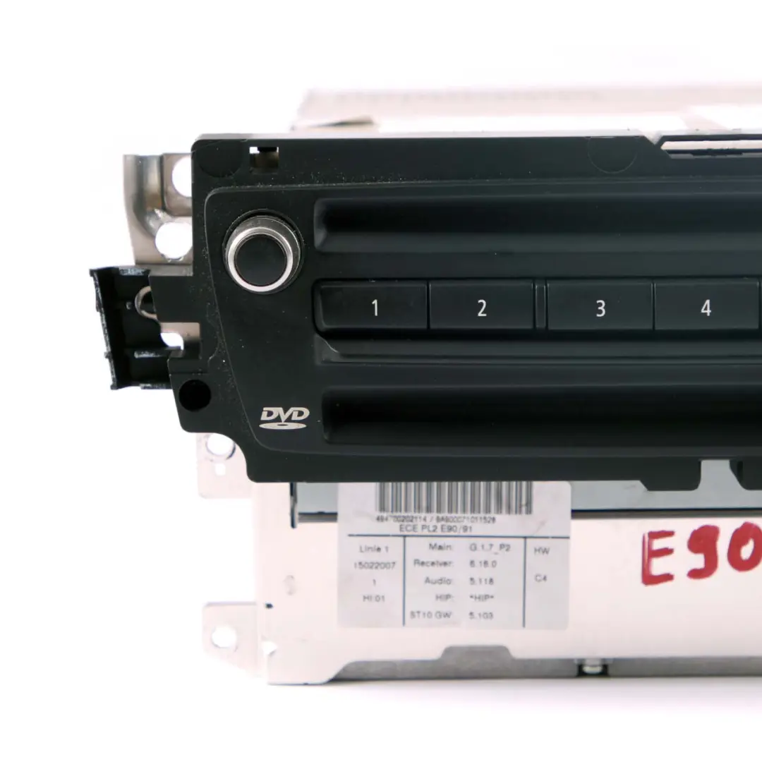 Professional CCC DVD Navigationssystem Controller für BMW E90 E91 E92 mit Teilenummer 9148016 BMW E90 E91 E92 Professional CCC DVD Navigationssystem Controller - SKU 9148016 - Teilenummer 9148016