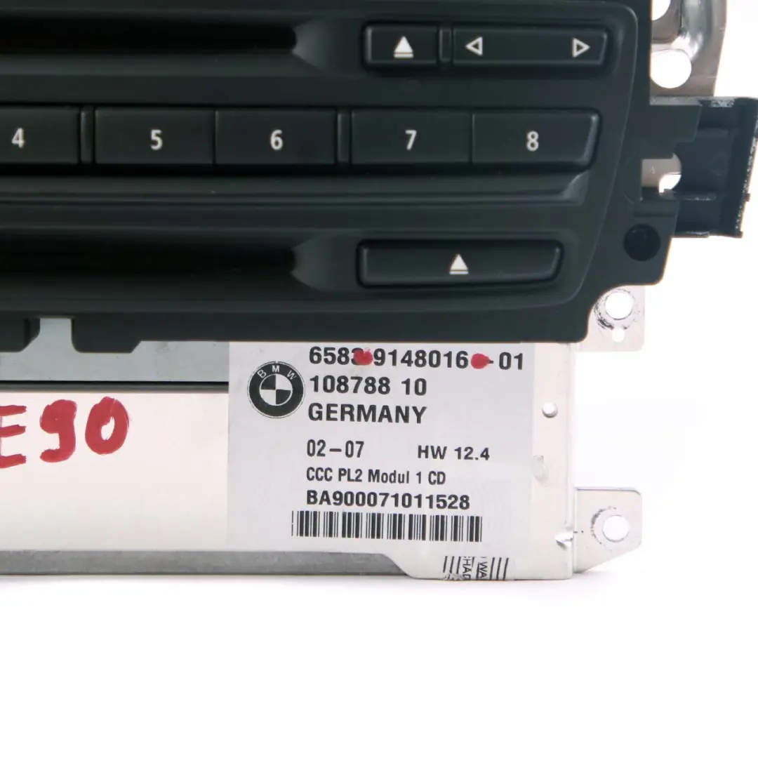 Profesional CCC DVD Sistema de Navegación Controlador para BMW E90 E91 E92 con número de pieza 9148016 BMW E90 E91 E92 Profesional CCC DVD Sistema de Navegación Controlador - SKU 9148016 - Número de pieza 9148016