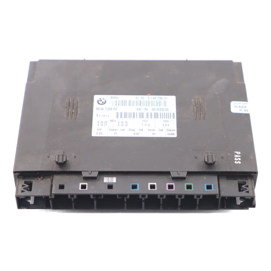 BMW E60 Front Seat Control Unit Module ECU Right Temic - SKU 9148256 - Part number 9148256