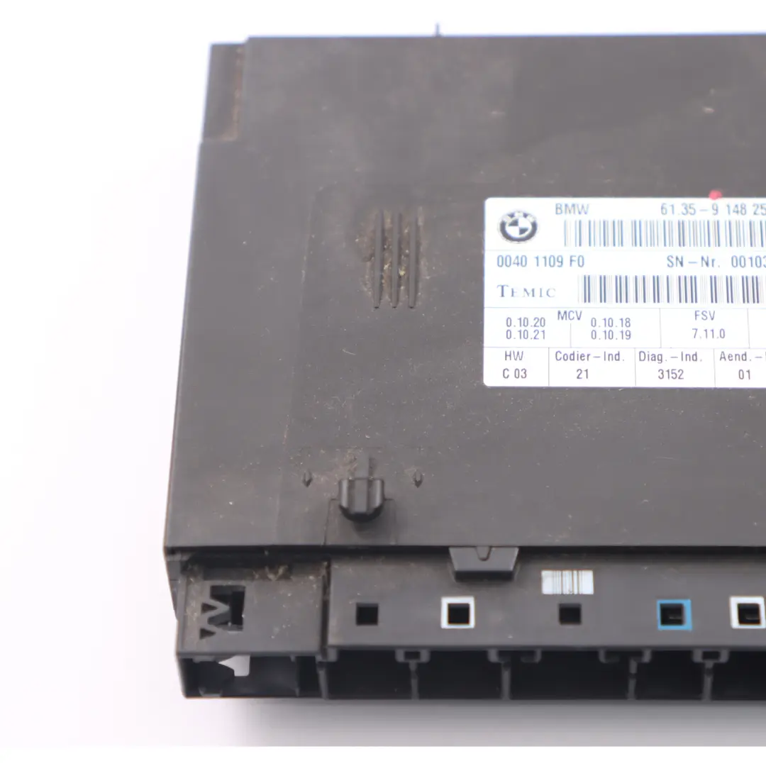 BMW E60 Module de contrôle des sièges avant ECU droit Temic - SKU 9148256 - Numéro de pièce 9148256