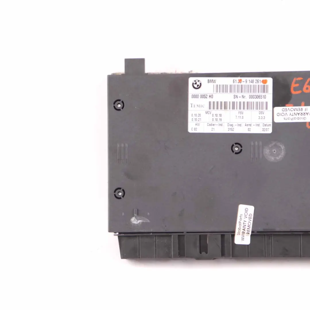 Seat Control Module BMW E60 X5 E70 ECU Seat Unit Controller - SKU 9148261 - Part number 9148261