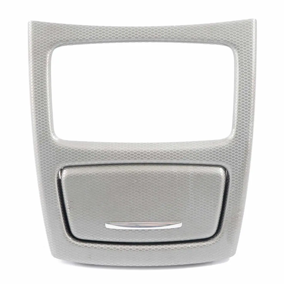 BMW E92 E93 Console Centrale Posacenere Vassoio Posteriore Coperchio Argento - SKU 9148505-3 - Numero di parte 9148505