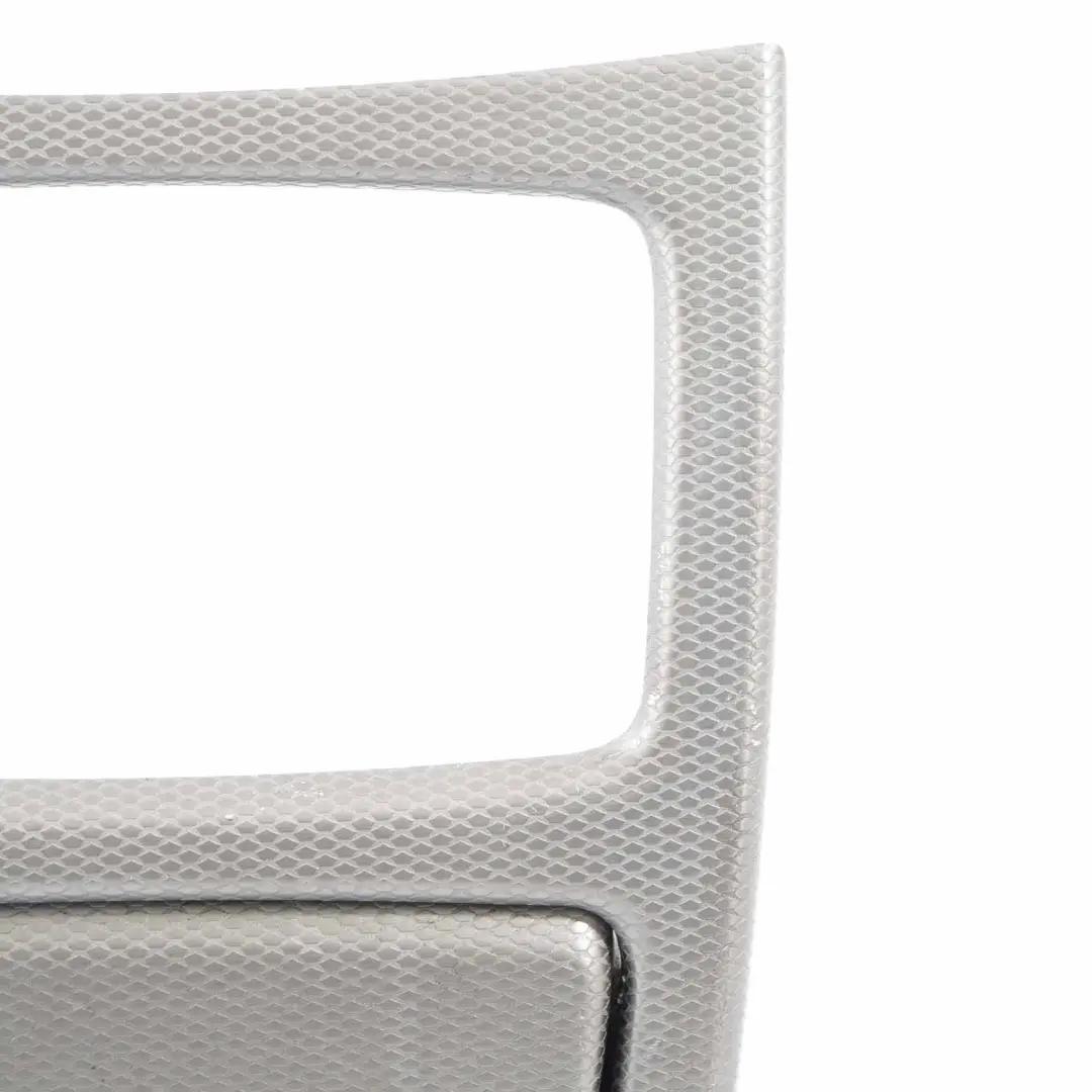 BMW E92 E93 Console Centrale Posacenere Vassoio Posteriore Coperchio Argento - SKU 9148505-3 - Numero di parte 9148505