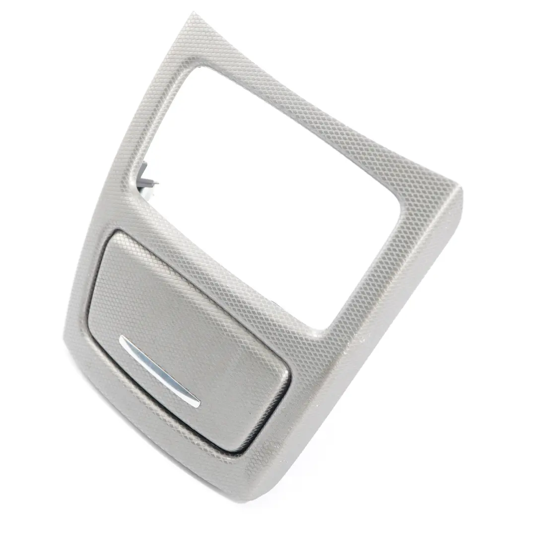 BMW E92 E93 Console Centrale Posacenere Vassoio Posteriore Coperchio Argento - SKU 9148505-3 - Numero di parte 9148505