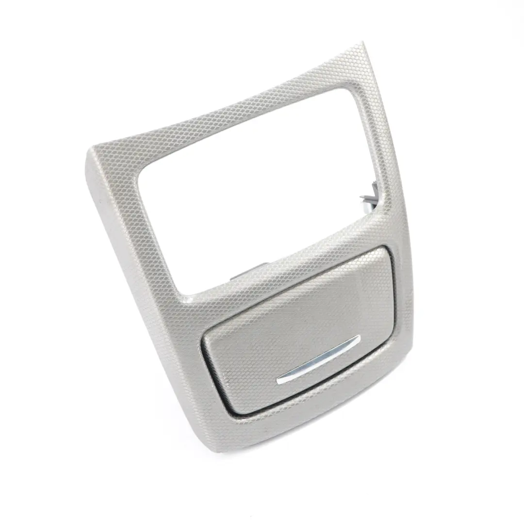 BMW E92 E93 Console Centrale Posacenere Vassoio Posteriore Coperchio Argento - SKU 9148505-3 - Numero di parte 9148505