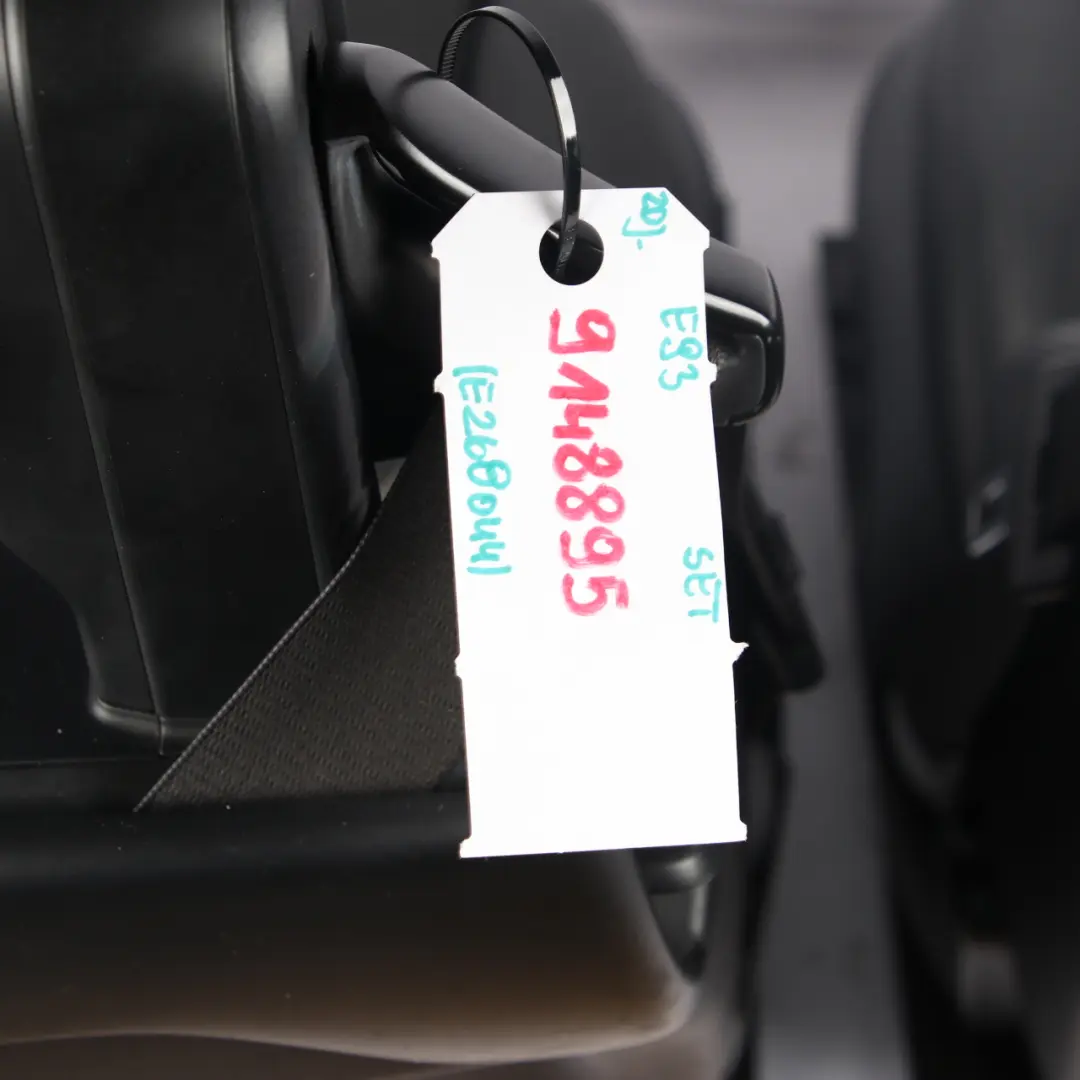 Seats Sport M Sport Heated Black Leather Seat Electric Memory to BMW E93 with Part number 9148895 BMW E93 Seats Sport M Sport Heated Black Leather Seat Electric Memory - SKU 9148895 - Part number 9148895