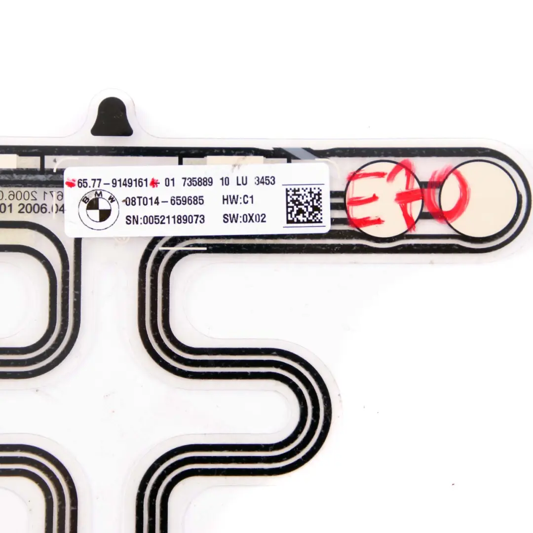 BMW X5 X6 Series E70 E71 Front Seat Occupancy Sensor Mat - SKU 9149161 - Part number 9149161