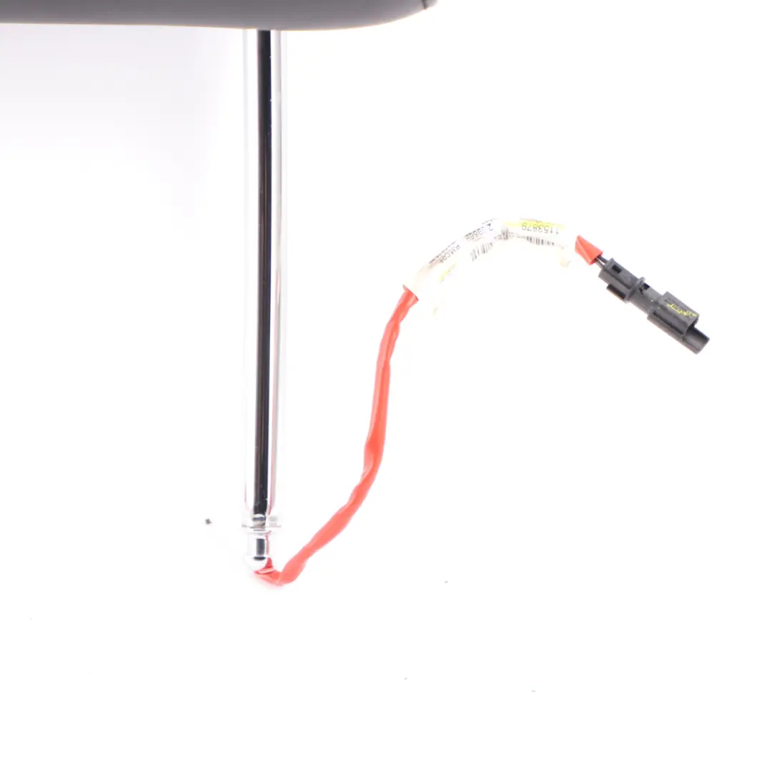 Headrest BMW X5 E70 X6 E71 Front Left Right N/O/S Leather Nappa Black to Seat with Part number 9149543 Seat Headrest BMW X5 E70 X6 E71 Front Left Right N/O/S Leather Nappa Black - SKU 9149543-1 - Part number 9149543