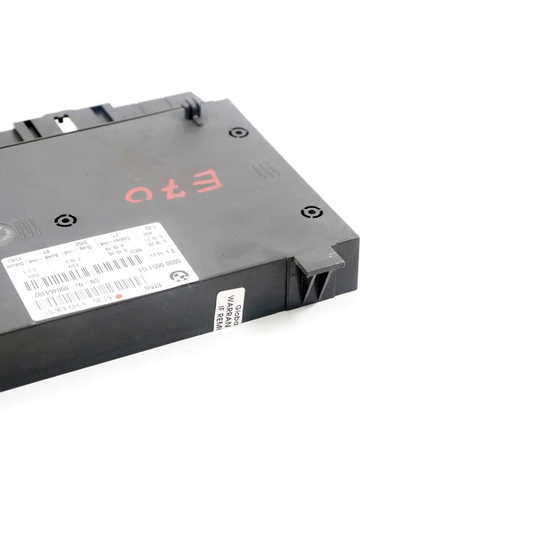 BMW X5 E70 E90 Sterownik Moduł Sterowania Fotela - SKU 9149836 - Numer Części 9149836