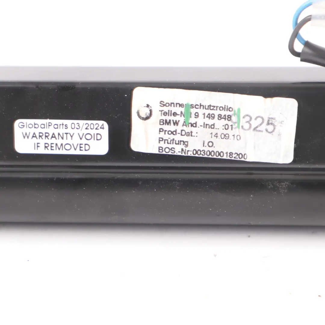 Roller Blind Rear Parcel Shelf Sun Protection Sun Cover Blind to BMW E90 with Part number 9149848 BMW E90 Roller Blind Rear Parcel Shelf Sun Protection Sun Cover Blind - SKU 9149848 - Part number 9149848