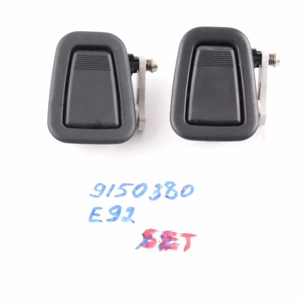 BMW E92 E63 F36 F06 Ganci Appendiabiti Per Tetto Interno Nero Set 7008000 - SKU 9150380-1 - Numero di parte 9150380