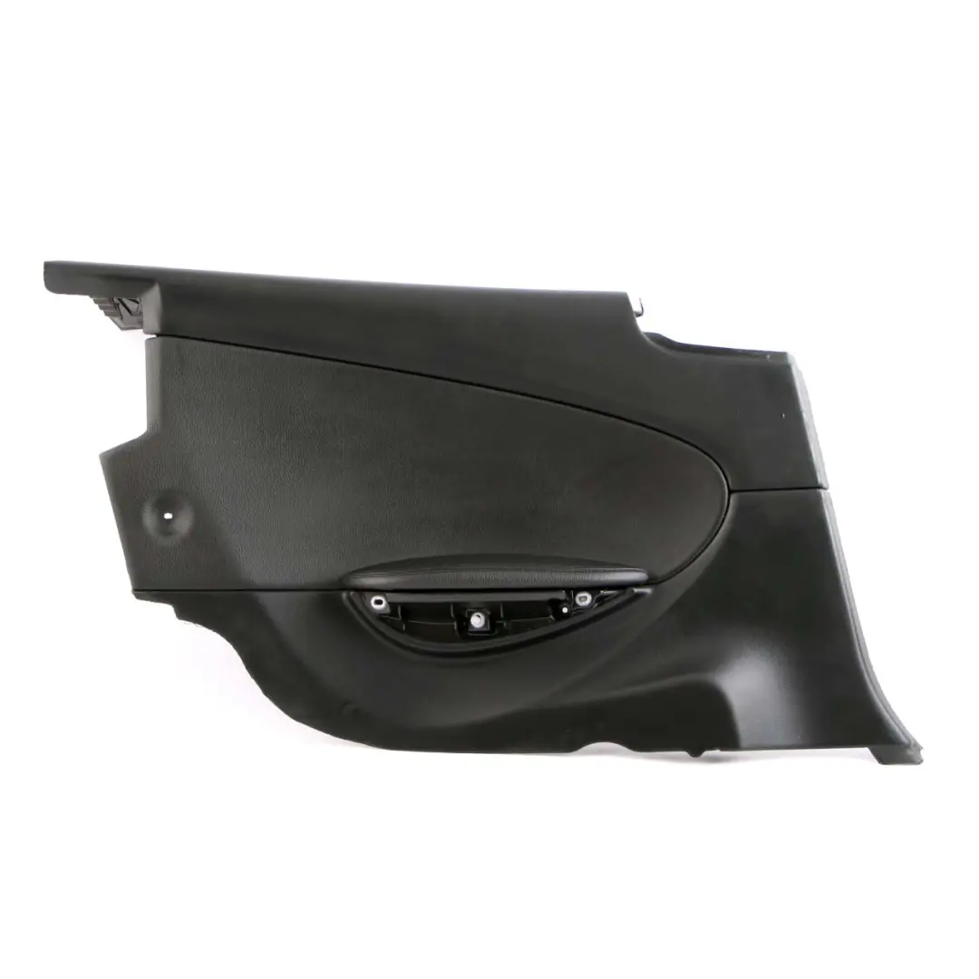 Left N/S Lateral Trim Panel Leather Dakota Black to BMW 6 E63 Coupe Rear with Part number 9150515 BMW 6 E63 Coupe Rear Left N/S Lateral Trim Panel Leather Dakota Black - SKU 9150515 - Part number 9150515