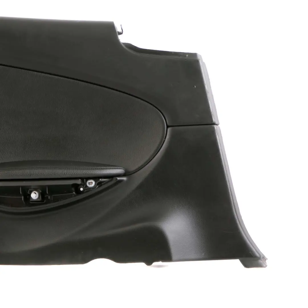 Left N/S Lateral Trim Panel Leather Dakota Black to BMW 6 E63 Coupe Rear with Part number 9150515 BMW 6 E63 Coupe Rear Left N/S Lateral Trim Panel Leather Dakota Black - SKU 9150515 - Part number 9150515