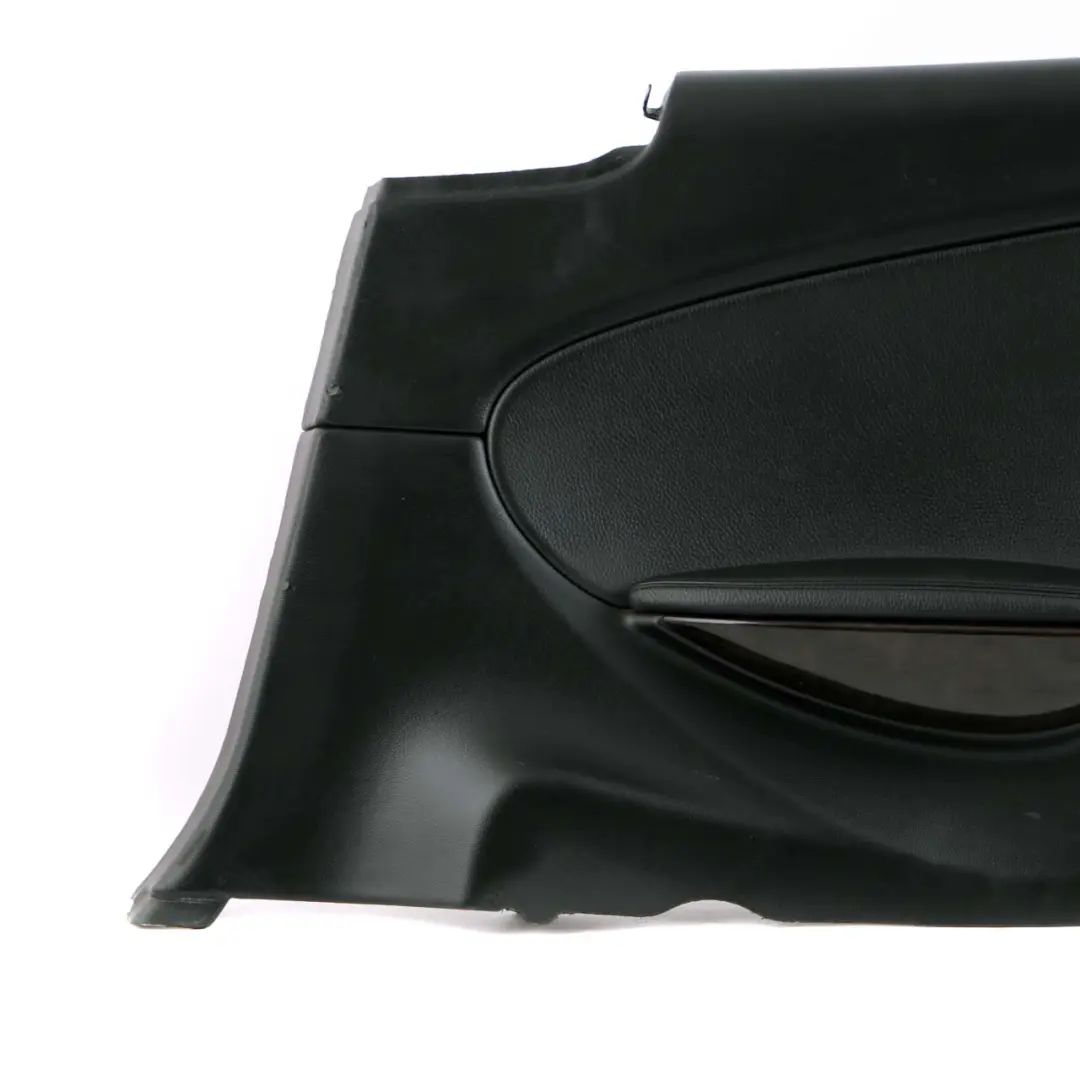 Right O/S Lateral Trim Panel Leather Dakota Black to BMW 6 E63 Coupe Rear with Part number 9150516 BMW 6 E63 Coupe Rear Right O/S Lateral Trim Panel Leather Dakota Black - SKU 9150516 - Part number 9150516
