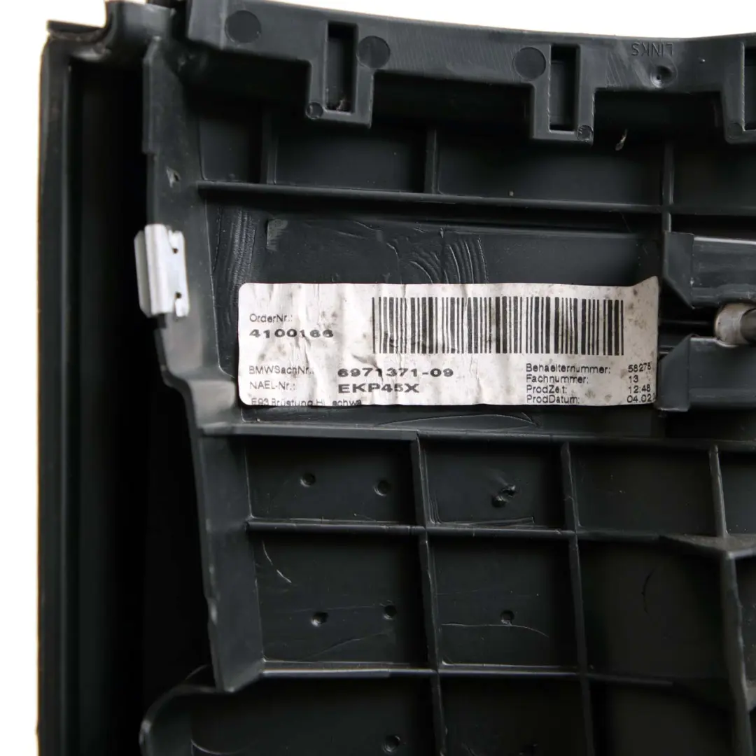 Left N/S Lateral Railing Trim Panel Cover Black to BMW 3 E93 Convertible Rear with Part number 9150925 BMW 3 E93 Convertible Rear Left N/S Lateral Railing Trim Panel Cover Black - SKU 9150925-1 - Part number 9150925