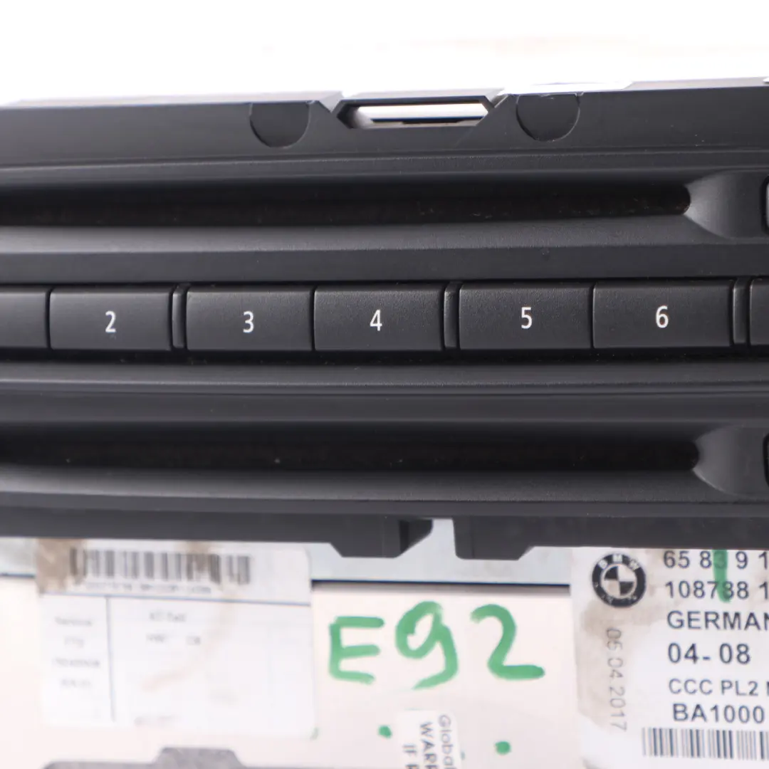  Navigation System BMW E90 E91 E92 Professional CCC Sat Nav Controller - SKU 9150961-1 - Part number 9150961