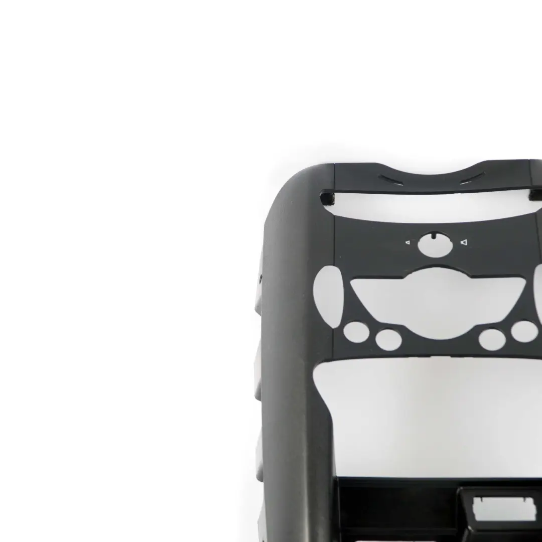 Consola Central Interior Cubierta Panel Negro para Mini R55 R56 R57 con número de pieza 9151325 Mini R55 R56 R57 Consola Central Interior Cubierta Panel Negro - SKU 9151325 - Número de pieza 9151325