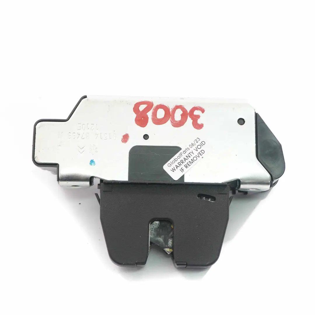 Kofferraumdeckel Schloss Kofferraum Heckklappe Riegel für Peugeot 3008 mit Teilenummer 9151487499H Peugeot 3008 Kofferraumdeckel Schloss Kofferraum Heckklappe Riegel - SKU 9151487499H - Teilenummer 9151487499H