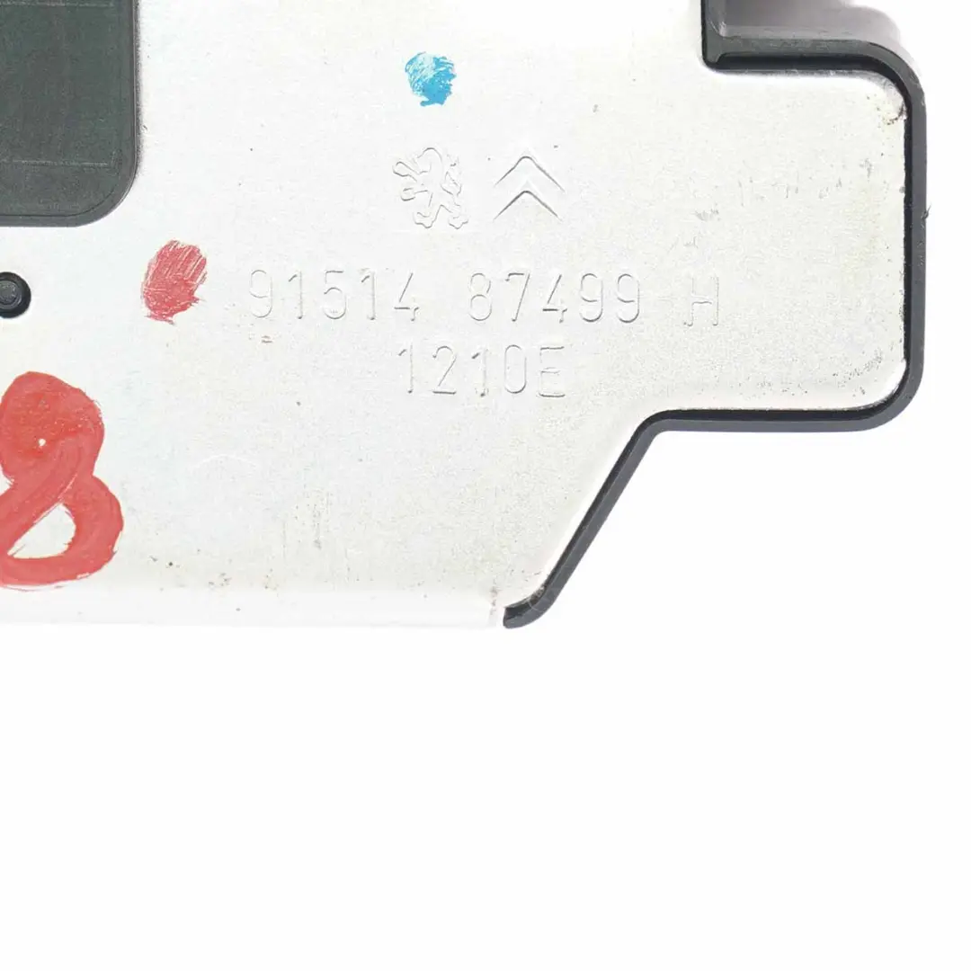 Citroen C3 Trunk Lid Lock Boot Tailgate Latch Catch to Peugeot 3008 with Part number 9151487499H Peugeot 3008 Citroen C3 Trunk Lid Lock Boot Tailgate Latch Catch - SKU 9151487499H - Part number 9151487499H