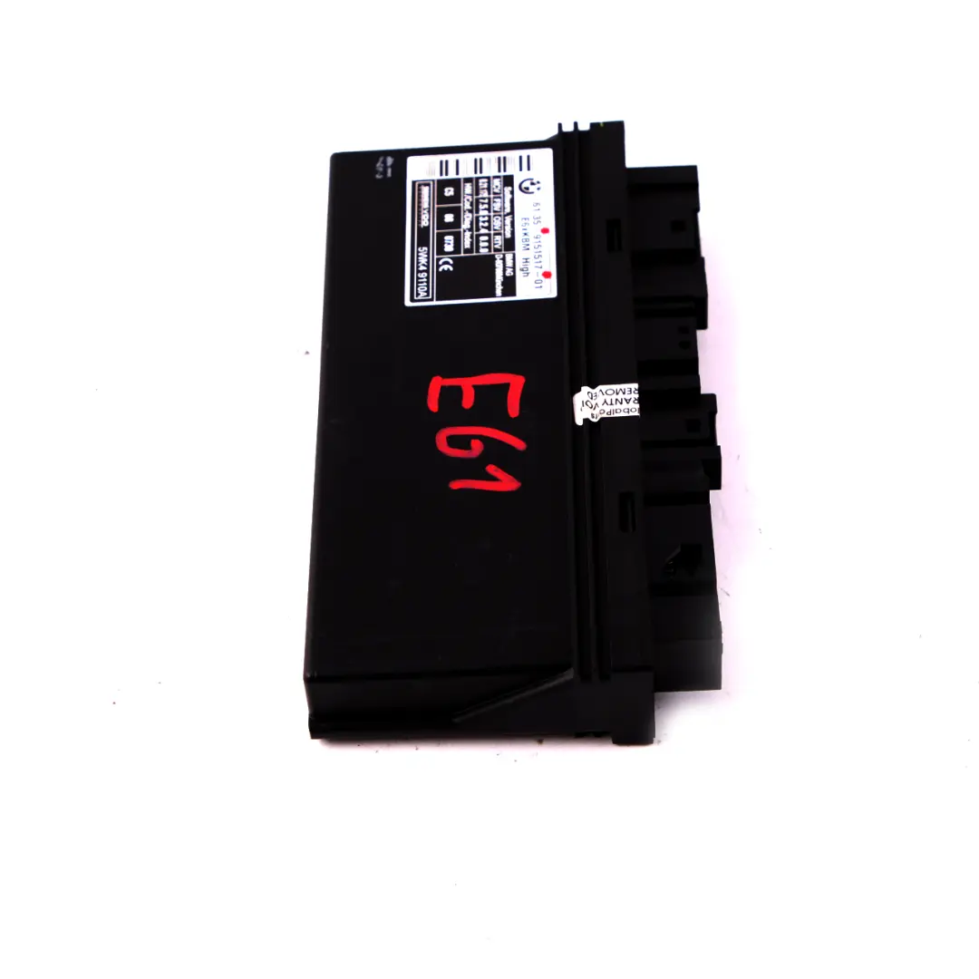 Body Control Module ECU Unit E6X KBM High to BMW 5 Series E61 Touring with Part number 9151517 BMW 5 Series E61 Touring Body Control Module ECU Unit E6X KBM High - SKU 9151517 - Part number 9151517