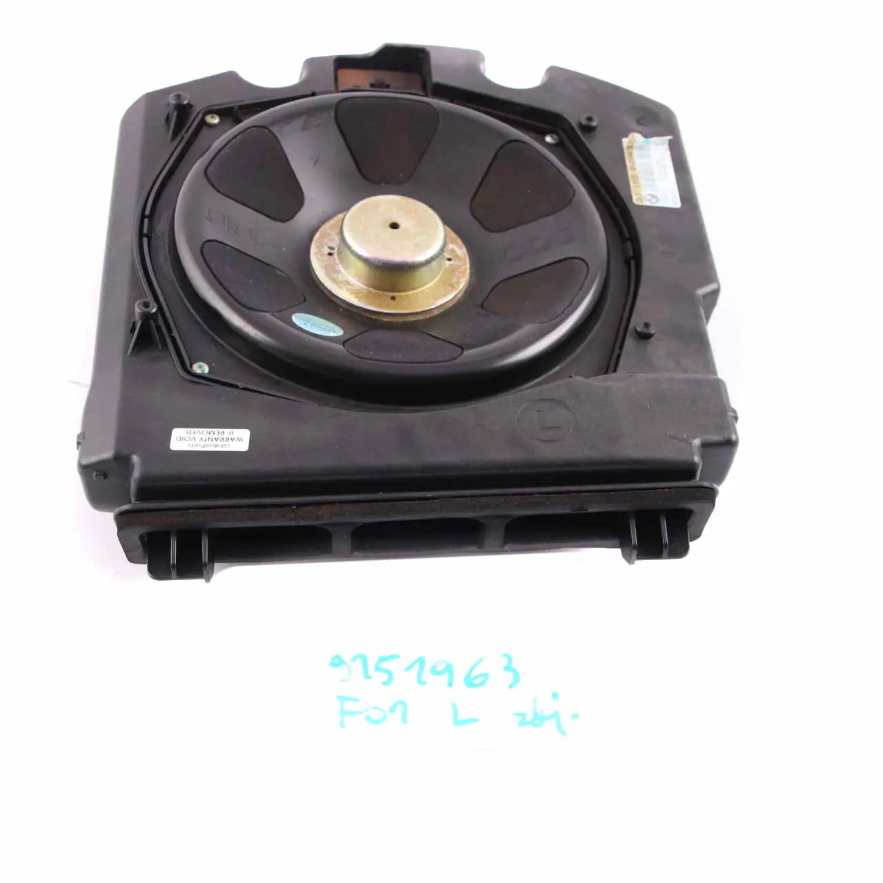 BMW F01 F02 Zentraler Bass Hi-Fi Subwoofer Laut Sprecher Links 9151963