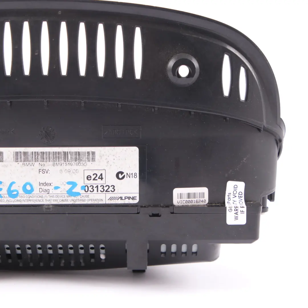 BMW E60 E63 E64 On-board Navigation Monitor Display Screen 6,5" - SKU 9151976-1 - Part number 9151976