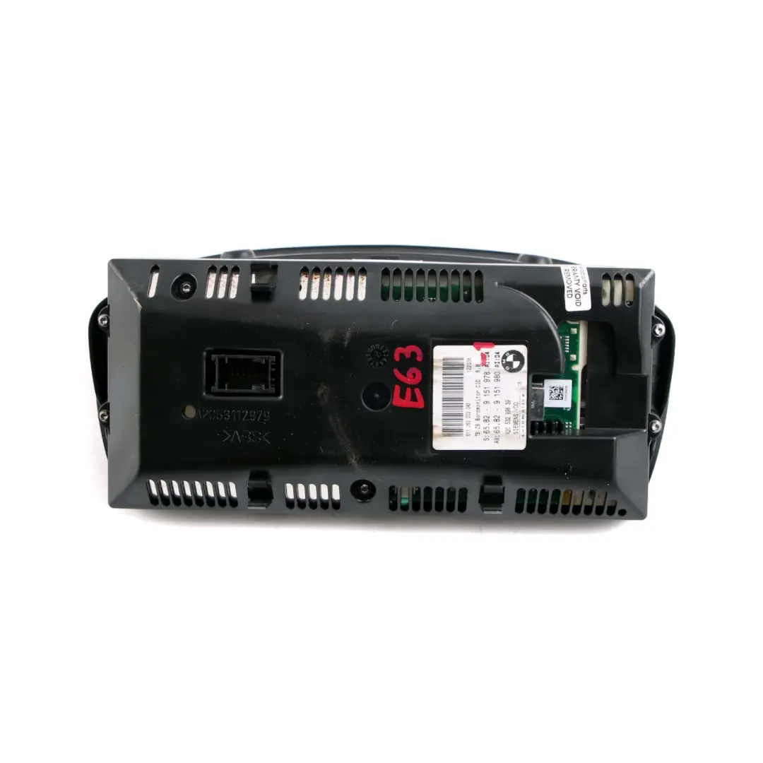 BMW E60 E63 E64 E90 LCI Dashboard Dash Onboard Display Monitor Screen 8.8" - SKU 9151978-1 - Part number 9151978