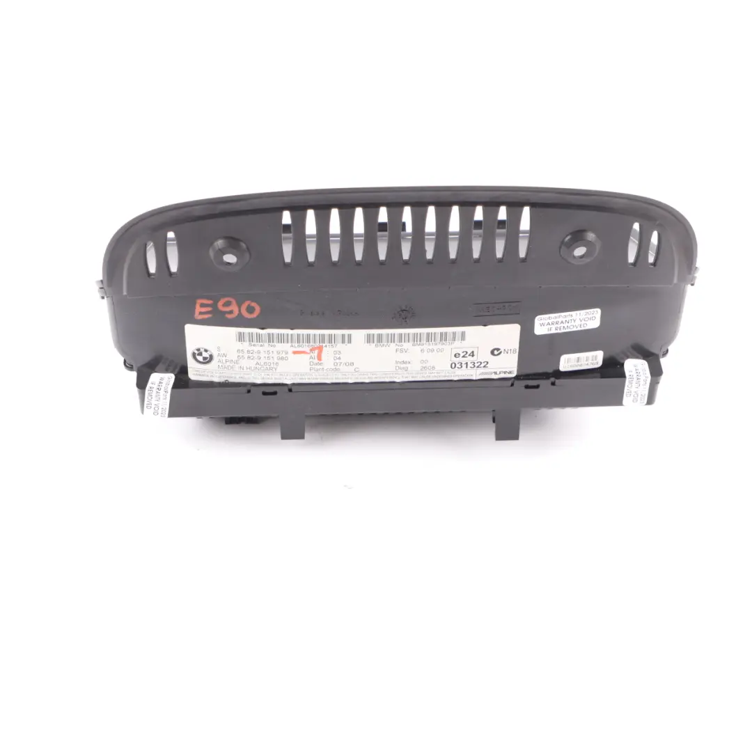 BMW E60 E90 Wyświetlacz pokładowy Monitor Ekran 8,8" CCC - SKU 9151979-1 - Numer Części 9151979
