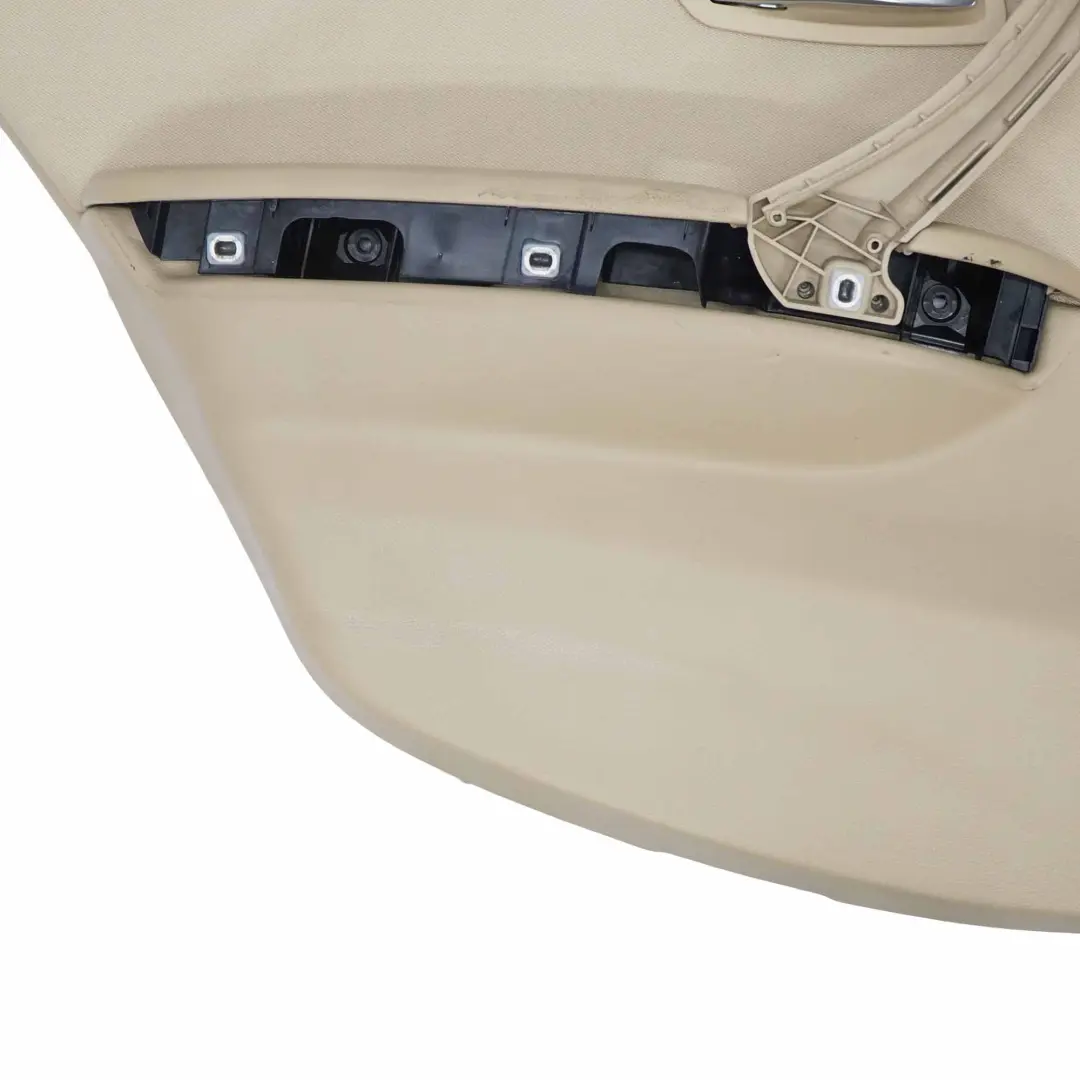 BMW E90 LCI Tarjeta Puerta Trasera Izquierda Embellecedor Tela Beige Fluido - SKU 9152363-1 - Número de pieza 9167913