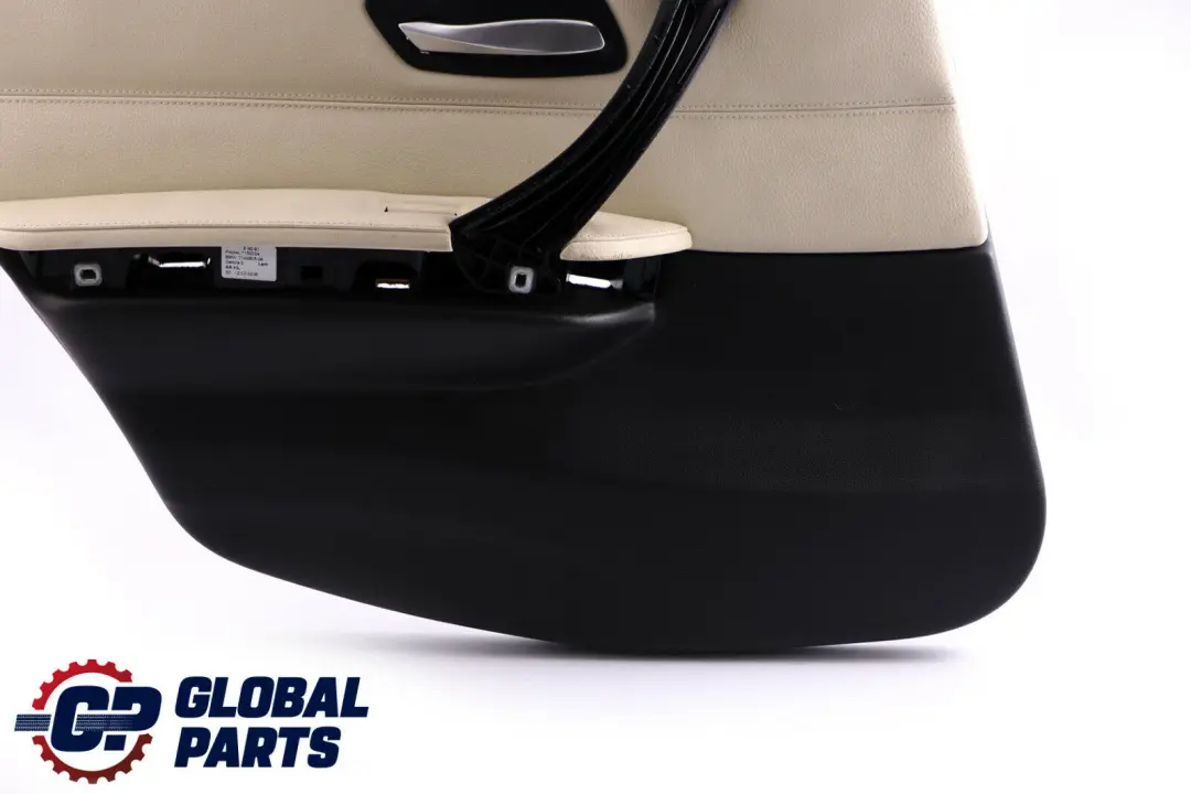 BMW 3 Series E90 Rear Left N/S Door Card Lining Lemon Leather Trim Panel - SKU 9152387 - Part number 9152387