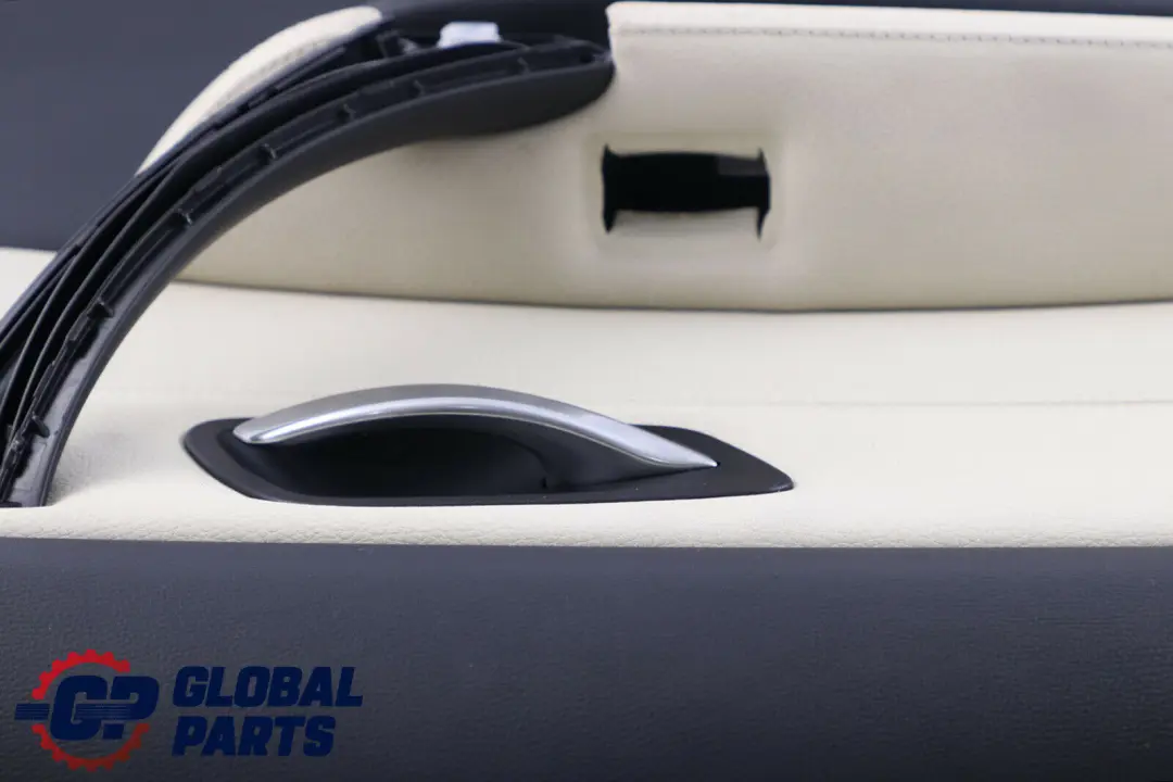 Left Door Card Lining Lemon Leather Trim Panel para BMW E90 Rear con número de pieza 9152387 BMW E90 Rear Left Door Card Lining Lemon Leather Trim Panel - SKU 9152387 - Número de pieza 9152387