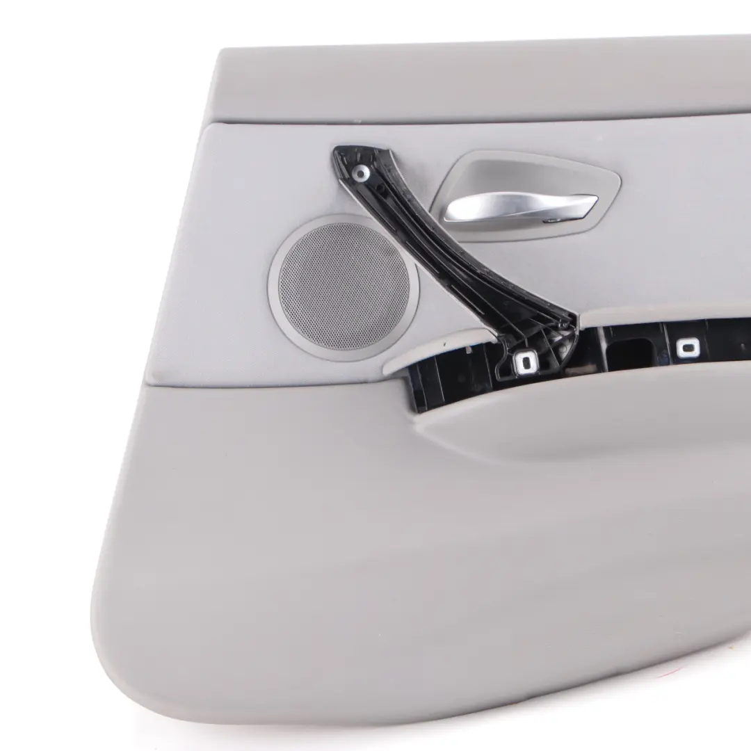 Grey Cloth Rear Right O/S Door Card Lining Trim Panel to BMW 3 Series E90 E91 with Part number 9152396 BMW 3 Series E90 E91 Grey Cloth Rear Right O/S Door Card Lining Trim Panel - SKU 9152396 - Part number 9152396