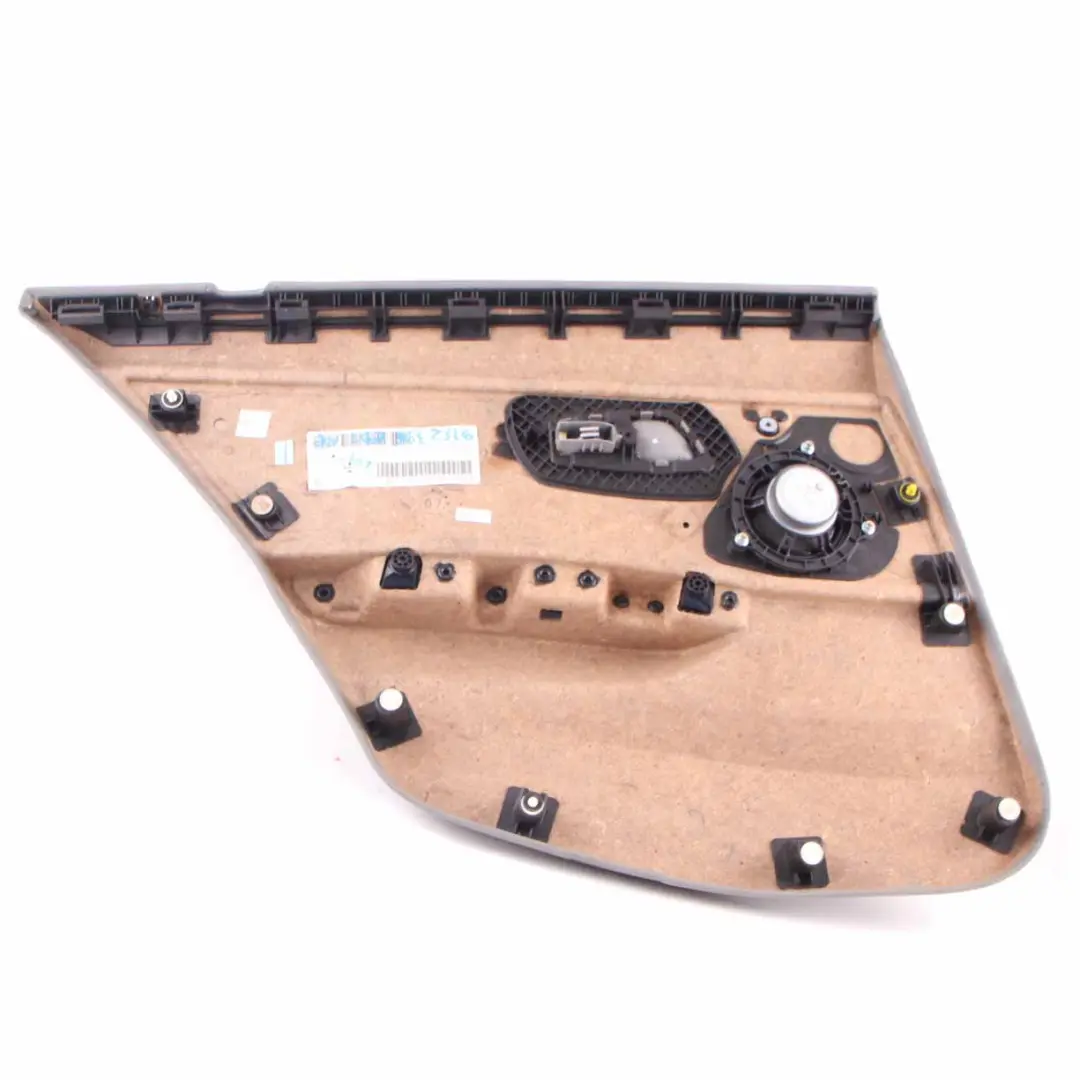 Grey Cloth Rear Right O/S Door Card Lining Trim Panel to BMW 3 Series E90 E91 with Part number 9152396 BMW 3 Series E90 E91 Grey Cloth Rear Right O/S Door Card Lining Trim Panel - SKU 9152396 - Part number 9152396