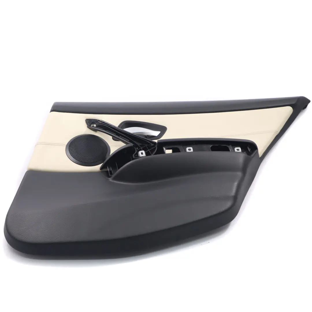 Scheda porta posteriore destra Fodera porta in pelle Lemon per BMW E90 E91 con numero di parte 9152422 BMW E90 E91 Scheda porta posteriore destra Fodera porta in pelle Lemon - SKU 9152422-1 - Numero di parte 9152422