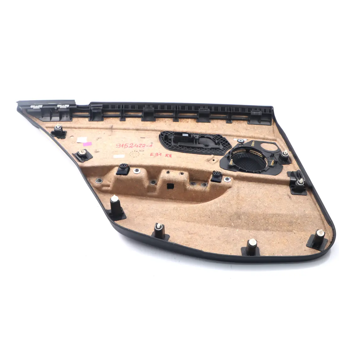 BMW E90 E91 Tarjeta de Puerta Trasera Derecha Forro de la Puerta de cuero Limón - SKU 9152422-1 - Número de pieza 9152422