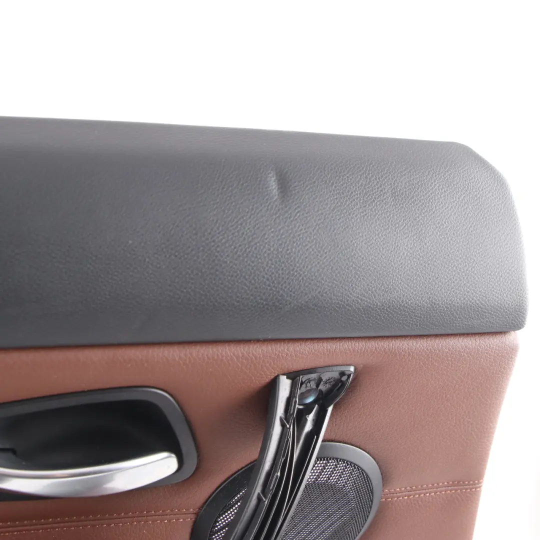  Door Card BMW E90 E91 LCI Rear Left Door Panel HiFi N/S Leather Dakota Terra - SKU 9152423 - Part number 9152423