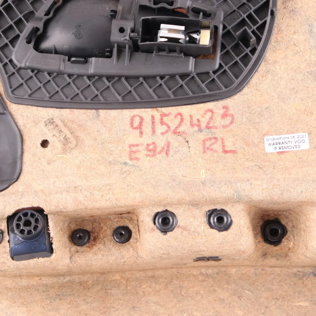 Door Card BMW E90 E91 LCI Rear Left Door Panel HiFi N/S Leather Dakota Terra to with Part number 9152423 Door Card BMW E90 E91 LCI Rear Left Door Panel HiFi N/S Leather Dakota Terra - SKU 9152423 - Part number 9152423