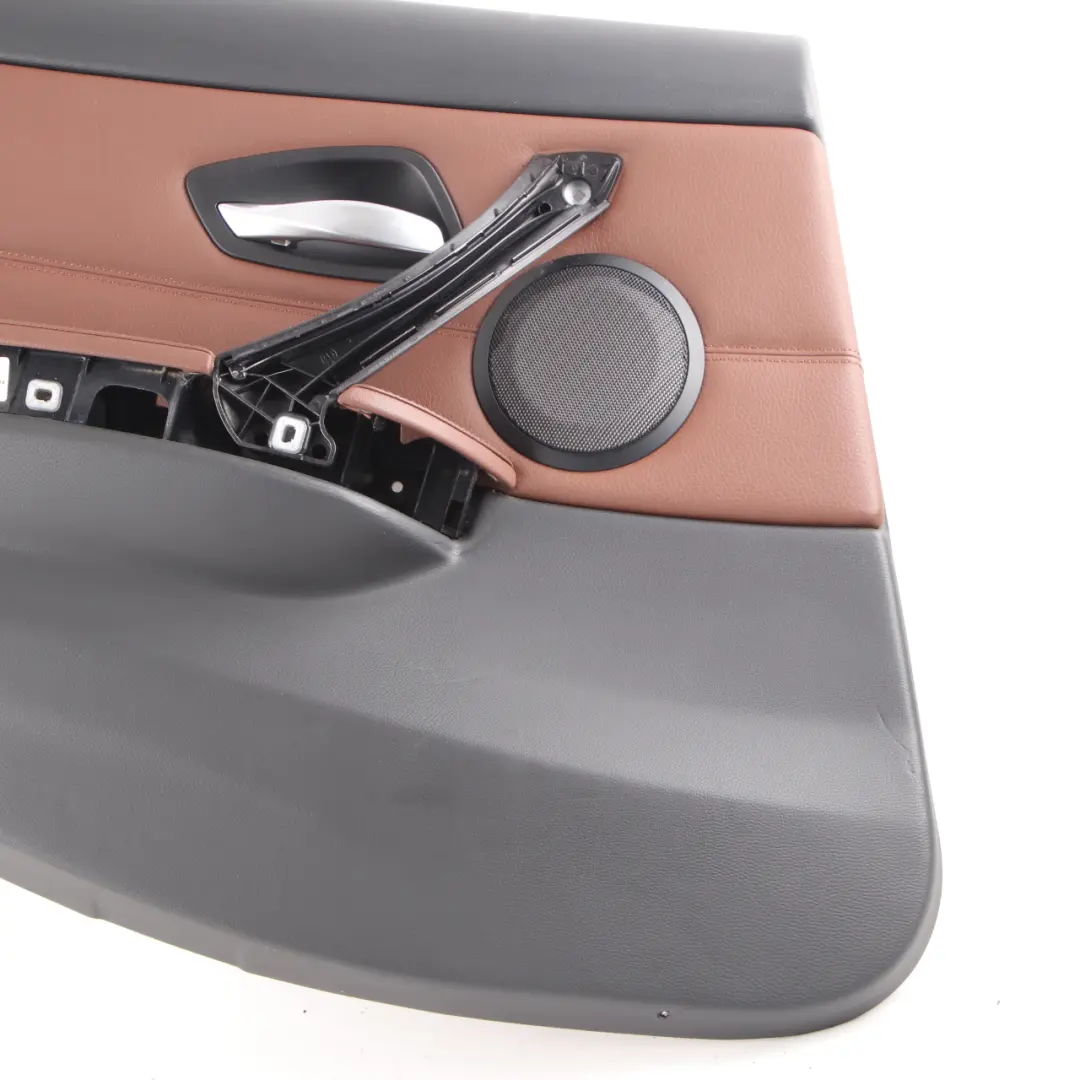 Door Card BMW E90 E91 LCI Rear Left Door Panel HiFi N/S Leather Dakota Terra to with Part number 9152423 Door Card BMW E90 E91 LCI Rear Left Door Panel HiFi N/S Leather Dakota Terra - SKU 9152423 - Part number 9152423