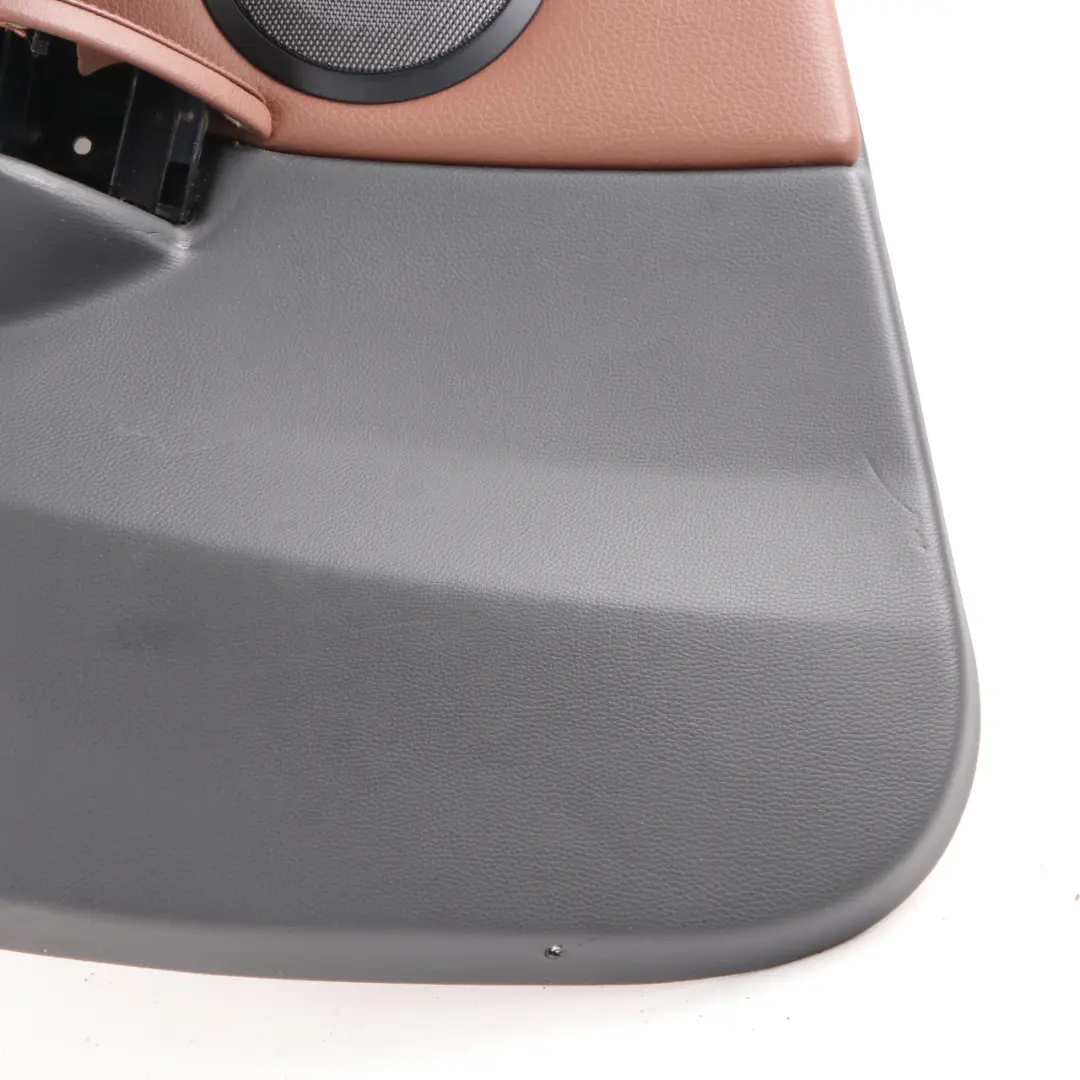  Door Card BMW E90 E91 LCI Rear Left Door Panel HiFi N/S Leather Dakota Terra - SKU 9152423 - Part number 9152423