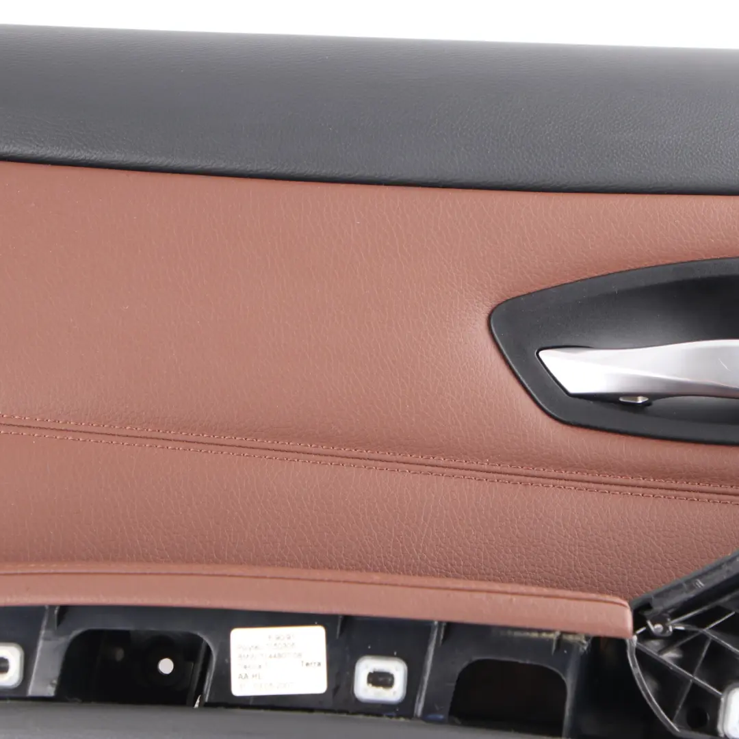  Door Card BMW E90 E91 LCI Rear Left Door Panel HiFi N/S Leather Dakota Terra - SKU 9152423 - Part number 9152423