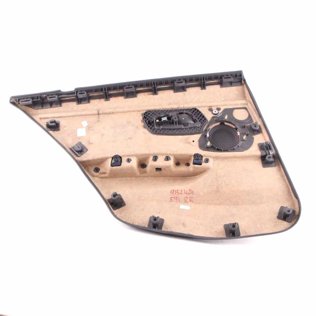  Door Card BMW E90 E91 LCI Rear Right Door Panel HiFi O/S Leather Dakota Terra - SKU 9152424 - Part number 9152424