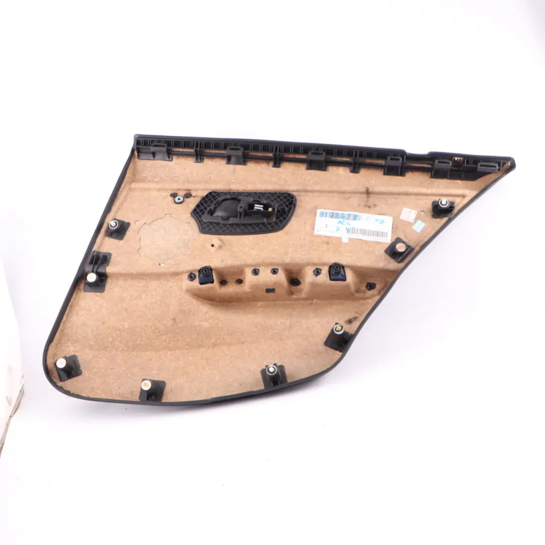 Door Card Rear Left N/S Panel Lining Trim Anthrazit Black to BMW E90 with Part number 9152429 BMW E90 Door Card Rear Left N/S Panel Lining Trim Anthrazit Black - SKU 9152429 - Part number 9152429