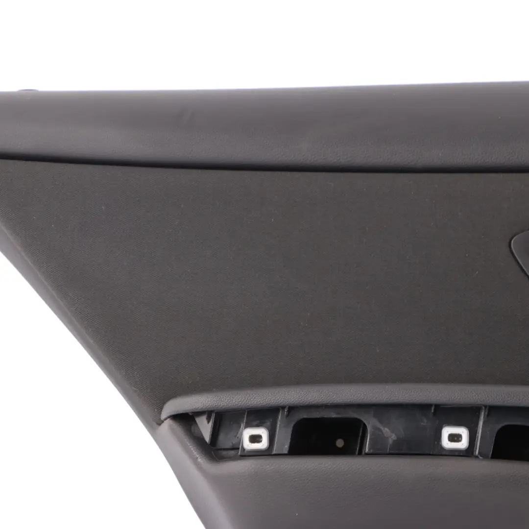 Door Card Rear Left N/S Panel Lining Trim Anthrazit Black to BMW E90 with Part number 9152429 BMW E90 Door Card Rear Left N/S Panel Lining Trim Anthrazit Black - SKU 9152429 - Part number 9152429