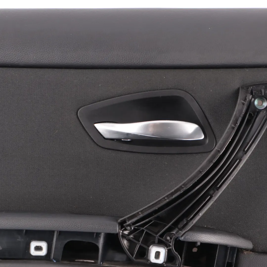 Door Card Rear Left N/S Panel Lining Trim Anthrazit Black to BMW E90 with Part number 9152429 BMW E90 Door Card Rear Left N/S Panel Lining Trim Anthrazit Black - SKU 9152429 - Part number 9152429