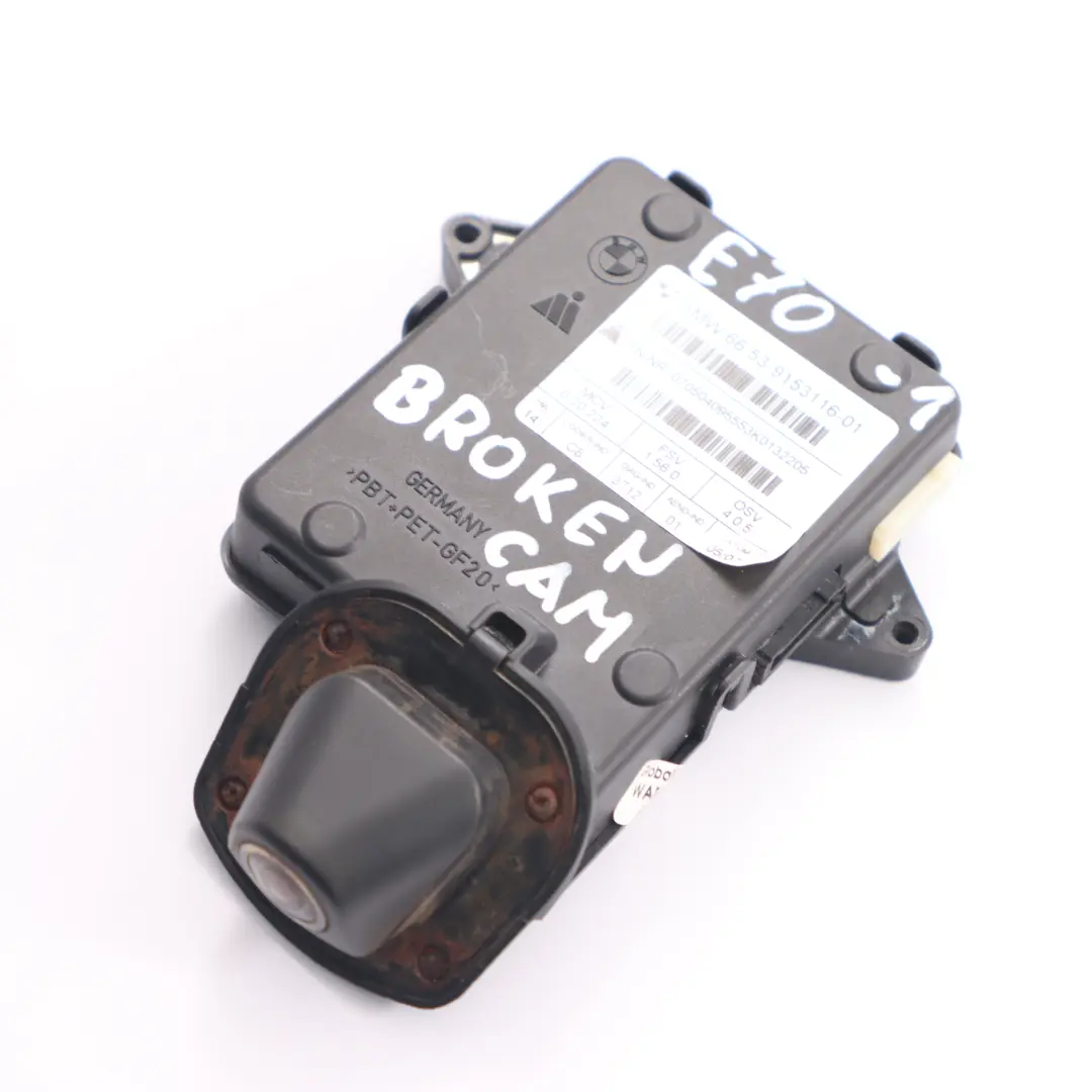 BMW X5 E70 Rear View Reversing Camera Control Unit Module BROKEN - SKU 9153116-1 - Part number 9153116